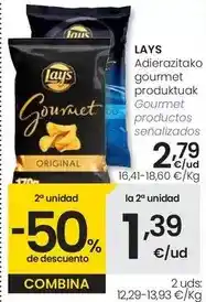 Eroski Lay's - gourmet productos oferta