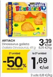 Eroski Artiach - galleta dinosaurus oferta