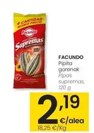 Eroski Facundo - pipas supremas oferta