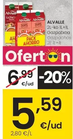 Eroski Alvalle - gazpachos oferta