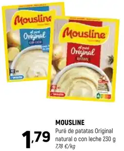 Coviran MOUSLINE Puré de patatas Original natural o con leche oferta
