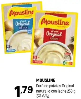Coviran MOUSLINE Puré de patatas Original natural o con leche oferta