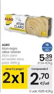 Eroski Albo - atun claro en aceite oliva oferta