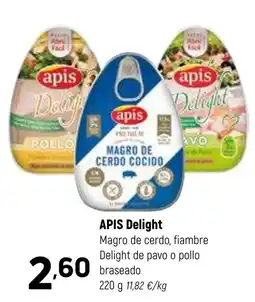 Coviran APIS Delight Magro de cerdo, fiambre Delight de pavo o pollo braseado oferta