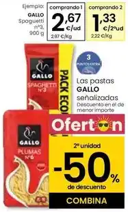 Eroski Gallo - spaguetti n'3 oferta