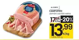 Eroski Campofrío - jamon cocido extra oferta
