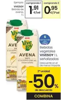 Eroski Vivesoy - bebida de avena oferta