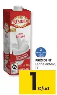 Eroski Président - leche entera oferta