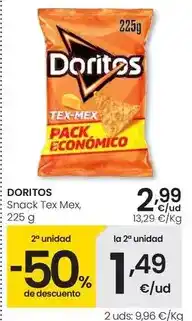 Eroski Doritos - snack tex mex oferta