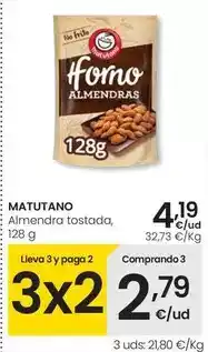 Eroski Matutano - almendra tostada oferta