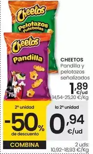 Eroski Cheetos - pandilla y pelotazos senalizados oferta