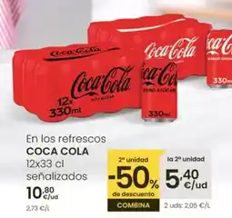 Eroski Coca-cola - en los refrescos oferta