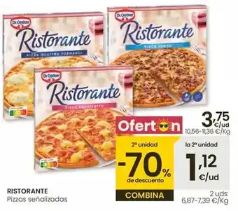 Eroski Dr oetker - pizzas ristorante oferta