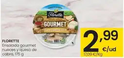 Eroski Florette - ensaladas gourmet nueces y queso de cabra oferta