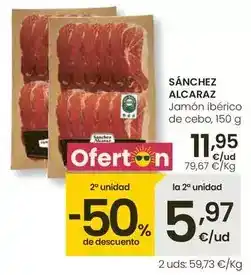 Eroski Sánchez alcaraz - jamon iberico de cebo oferta
