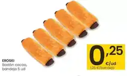 Eroski Eroski - baston cacao, bandeja oferta