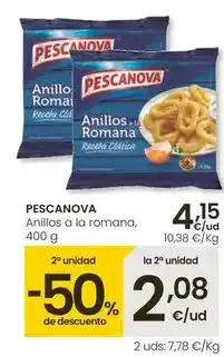 Eroski Pescanova - anillos a la romana oferta
