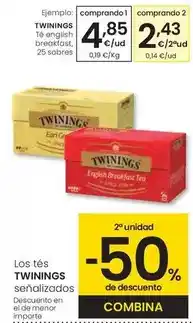 Eroski Twinings - te english breakfast oferta