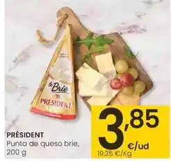 Eroski Président - punta de queso brie oferta