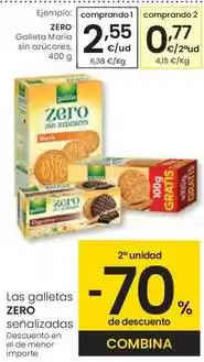 Eroski Gullón - zero galleta maria sin azucares oferta