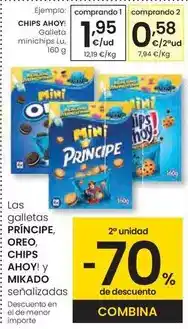 Eroski Chips ahoy - galleta minchips lu oferta