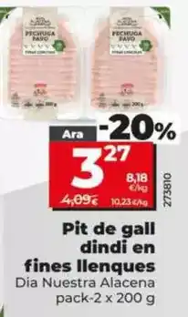 Dia Dia nuestra alacena - pechuga de pavo en finas lonchas oferta