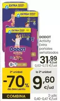 Eroski Dodot - activity extra panales senalizados oferta