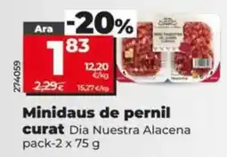 Dia Dia nuestra alacena - mini taquitos de jamon curado oferta