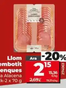 Dia Dia nuestra alacena - lomo embuchado en lonchas oferta