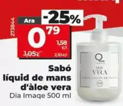Dia Dia imaqe - jabón líquido de manos de aloe vera oferta