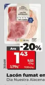 Dia Dia nuestra alacena - jamón cocido en finas lonchas oferta