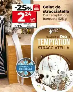 Dia Dia temptation - helado de stracciatella oferta