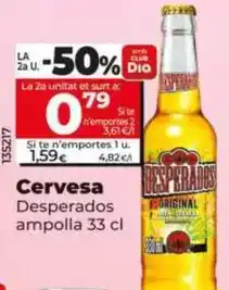 Dia Desperados - cerveza botella 33 cl oferta