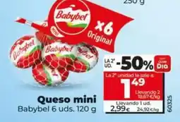 Dia Babybel - queso mini 6 uds. 120 g oferta