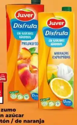 Dia Juver - bebida de zumo disfruta sin azúcar de melocoton/ de naranja 1,5 l oferta