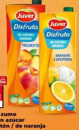 Dia Juver - bebida de zumo disfruta sin azúcar de melocoton/ de naranja 1,5 l oferta