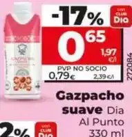 Dia Dia al punto - gazpacho suave 330 ml oferta