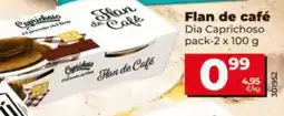 Dia Dia caprichoso - flan de café pack-2 x 100 g oferta
