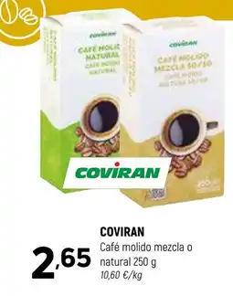 Coviran COVIRAN Café molido mezcla o natural oferta