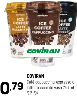 Coviran COVIRAN Café cappuccino, expresso o latte macchiato vaso oferta
