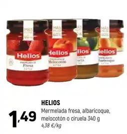 Coviran HELIOS Mermelada fresa, albaricoque, melocotón o ciruela oferta