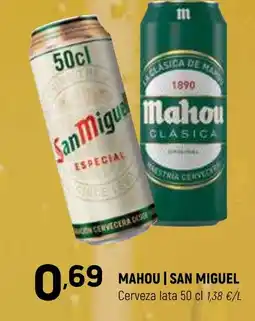 Coviran MAHOU | SAN MIGUEL Cerveza oferta