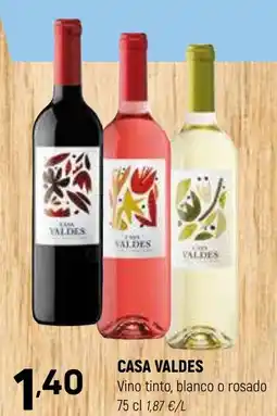 Coviran CASA VALDES Vino tinto, blanco o rosado oferta