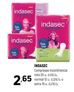 Coviran INDASEC Compresas incontinencia normal oferta