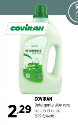 Coviran COVIRAN Detergente aloe vera liquido 27 dosis oferta