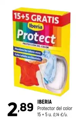 Coviran IBERIA Protector del color 15 +5 u. oferta