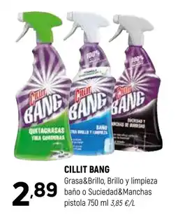 Coviran CILLIT BANG Grasa&Brillo, Brillo y limpieza baño o Suciedad&Manchas pistola oferta