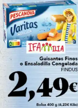 Gadis FINDUS Guisantes Finos o Ensaladilla Congolada oferta