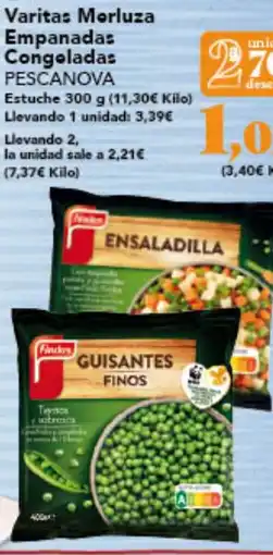 Gadis PESCANOVA Varitas Morluza Empanadas Congeladas oferta