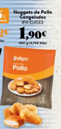 Gadis IFA ELIGES Nuggets do Pollo Congelados oferta